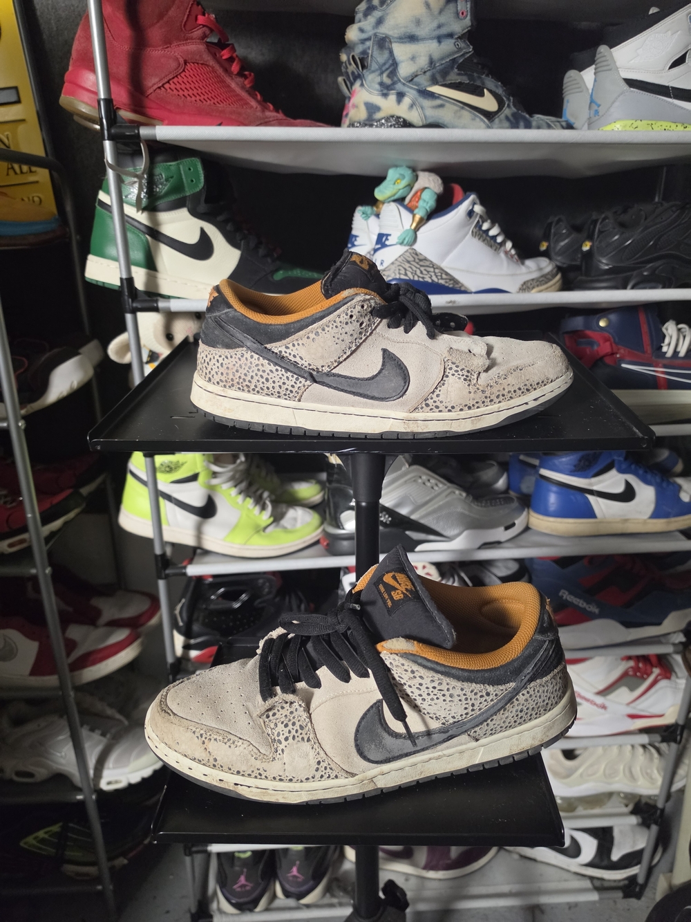 🔥 Skated! Nike Men’s Size 10.5 Low-Top Sneakers Olympic Safari Electric Pack
